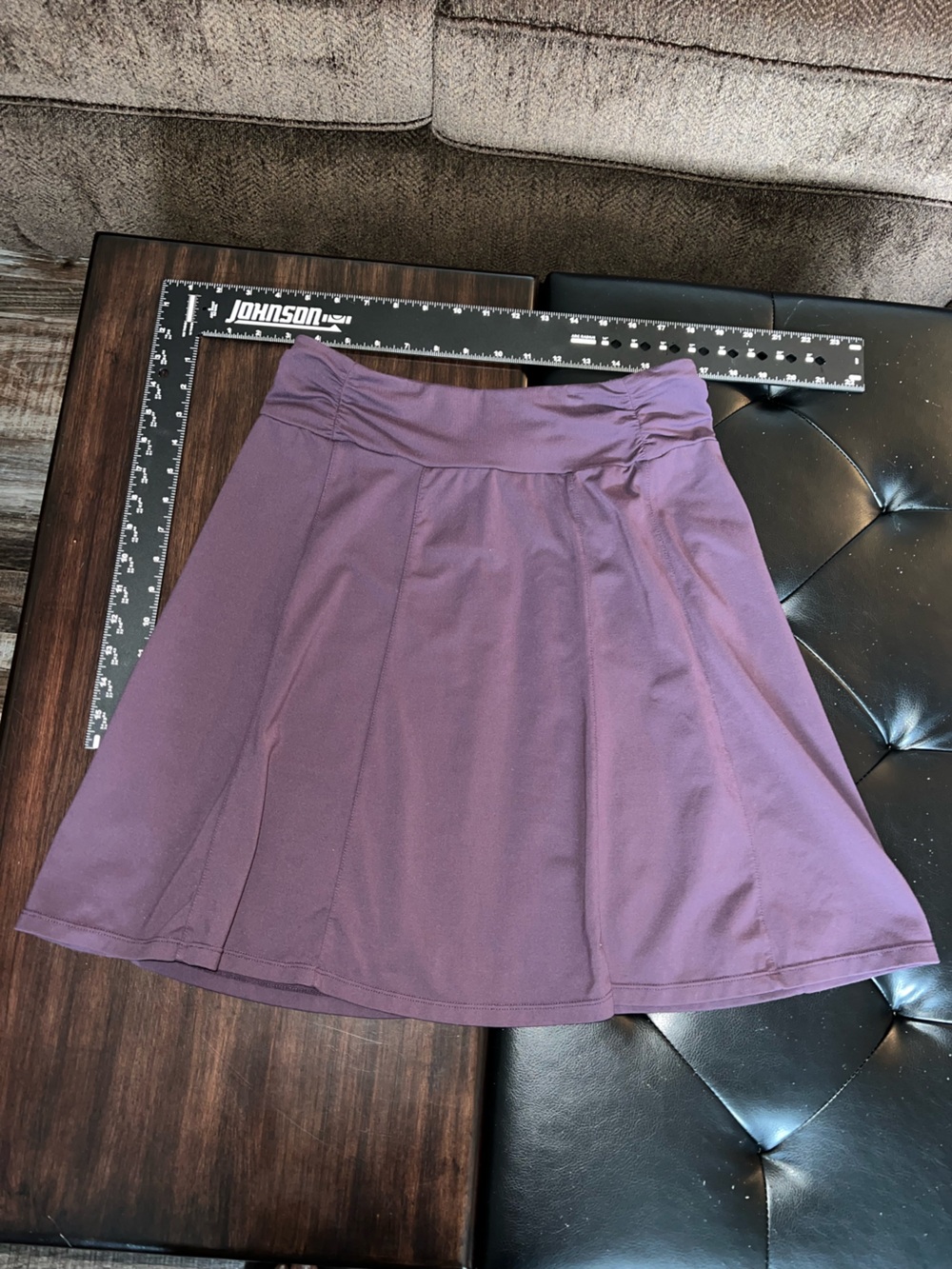 Athleta Plum Athletic Skort with Stretch Waistband